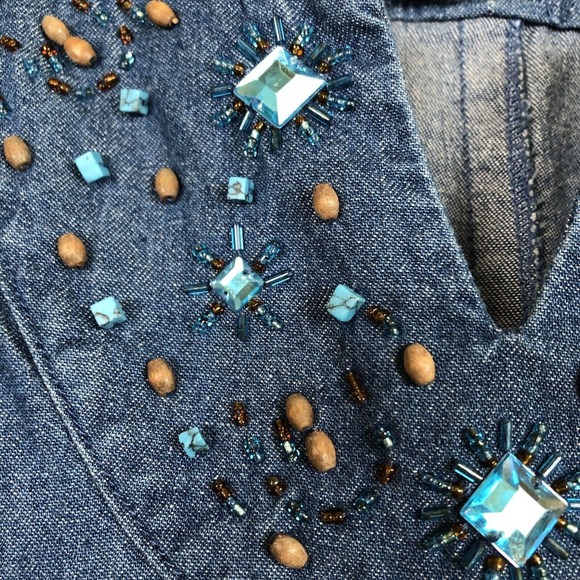 Coldwater Creek Blue Midi Dress - Picture 4 of 8